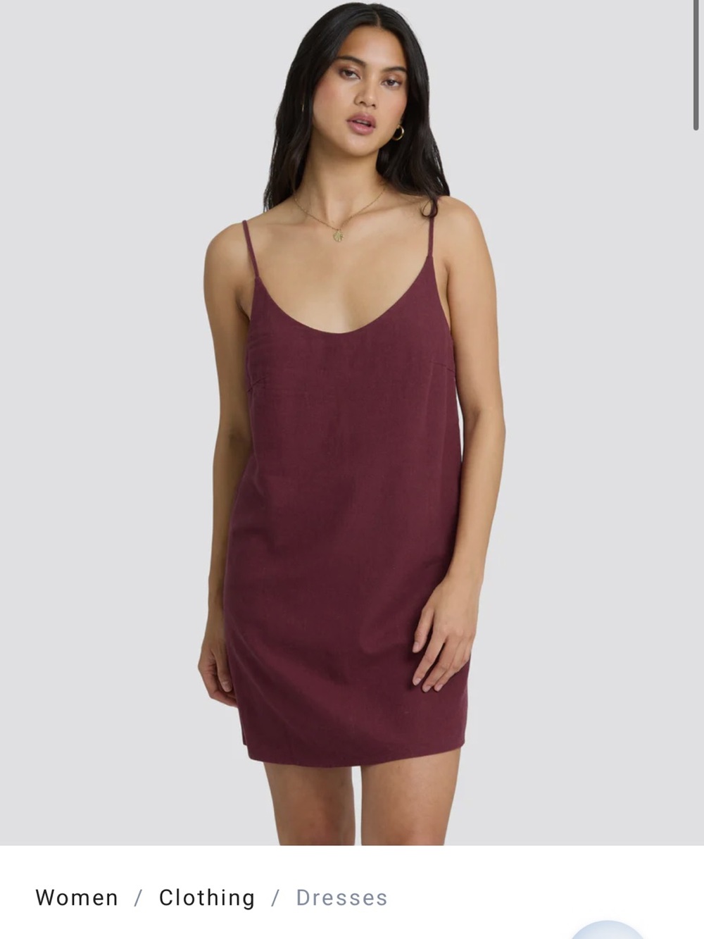 Billabong Summer Love Mini Slip Dress